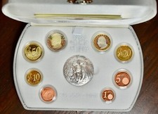VATICANO VATIKAN SERIE DIVISIONALE COMPLETA SET 2003 EURO PROOF ! 9 MONETE !