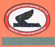 Adesivo Sticker Vintage Autocollant Moto Tuning Aufkleber HONDA 125 E.