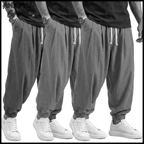 Pantalone coreano lino cotone