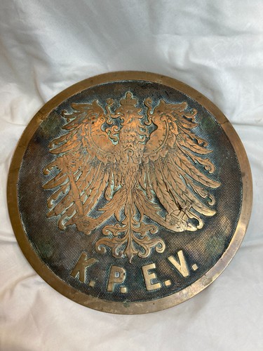 Plaque bronze locomotive