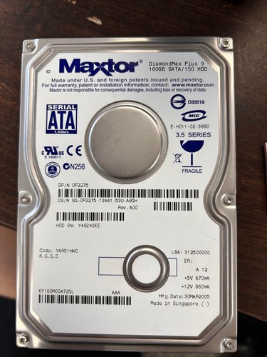 Maxtor diamondmax plus hdd - maxtor,