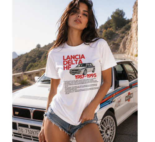Shirt maglietta lancia delta - lancia,