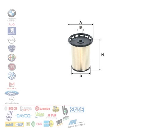 Filtro carburante audi seat - q3,