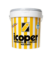 Guaina liquida impermeabilizzante Icoper Icobit 1 kg - 5 Kg Colori Vari multiuso