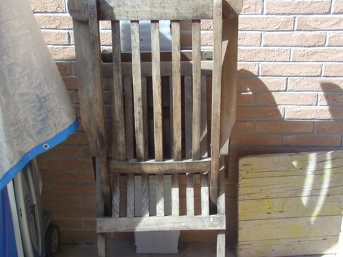 Poltrona sdraio legno teak - sdraio,