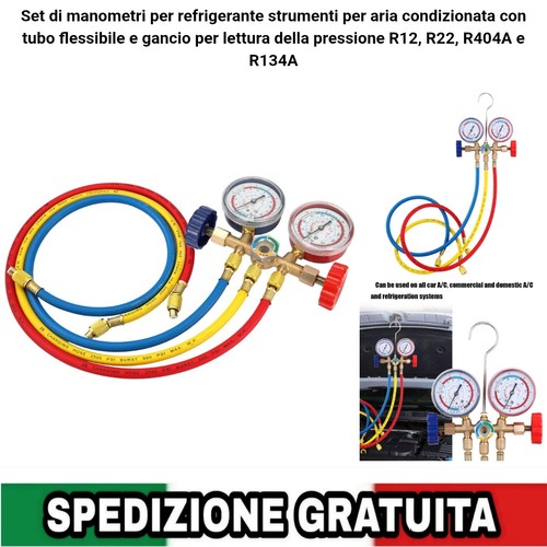 Set manometri refrigerante - manometri,
