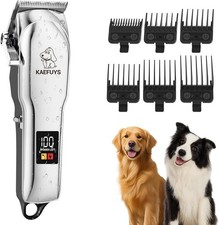 Tosatrice per Cani Pelo Lungo Kit Professionale Display a LED IPX7 Impermeabile