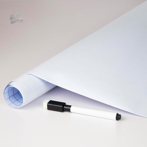 Lavagna adesiva bianca pvc - lavagna,