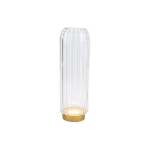 Vaso vetro lumin 9xh 5 - vaso,