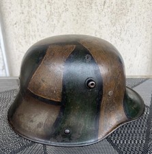 MILITARIA ELMETTO TEDESCO CAMO WW1.CAMOUFLAGE KUK PRIMA GUERRA MONDIALE