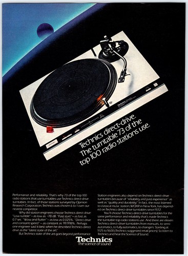 1981 technics giradischi - technics,