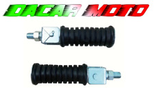 COPPIA POGGIAPIEDI PEDALINI POSTERIORI UNIVERSALI MOTO CAFE RACE STILE RETRO'