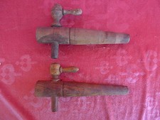 2 Antique Faucets __ Wood _