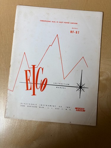 Eico amplificatore di - hf-87,