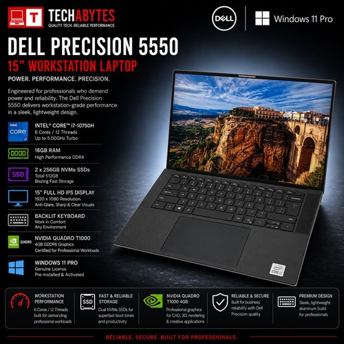 Dell precision 5550 - dell, 15"