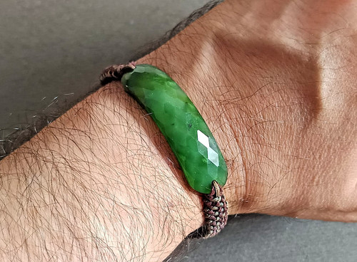 Bracciale giada nefrite - bracciale,