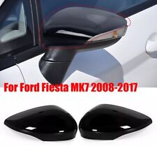 Fiesta Tappi Specchietti Calotte Nero Lucido Coppia Tappi Cappucci Coppi