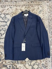 Blazer Zara uomo blu navy con