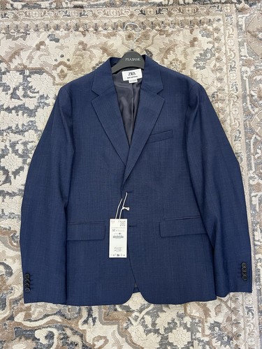 Blazer zara uomo blu navy - zara,