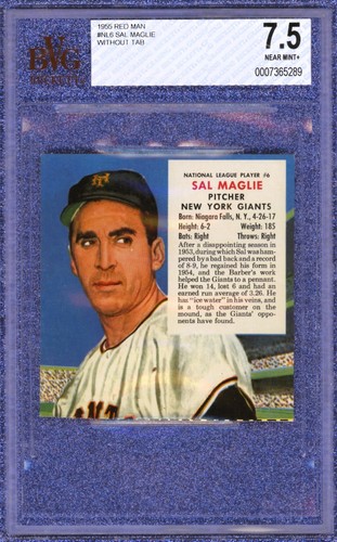 1955 red man sal maglie - sal, nl6