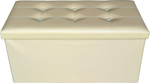 Pouf contenitore ecopelle - contenitore,