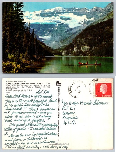 Cartolina lake louise - lake,
