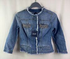 Liu Jo Giacca Donna Kate Giacca Denim, Blu, Taglia 40