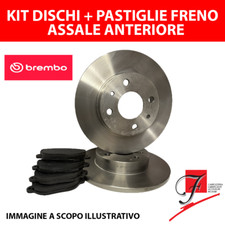 KIT DISCHI E PASTIGLIE FRENO ANTERIORI BREMBO FIAT 500 PANDA 2003–2010 AUTO
