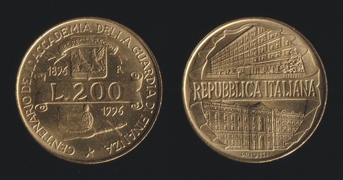 200 lire 1996 accademia - lire,