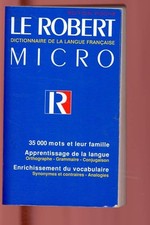 Le Robert Micro de la langue