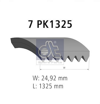 Ricambi 54807 cinghia - dt, 7.54807
