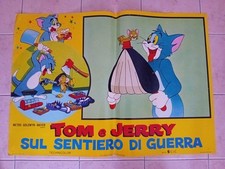 TOM & JERRY - Locandina film RARA originale Italia CARTONI ANIMATI INSETTI CONIGLIETTO DISNEY 7