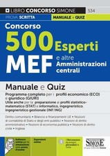 Concorso 500 Esperti Mef E