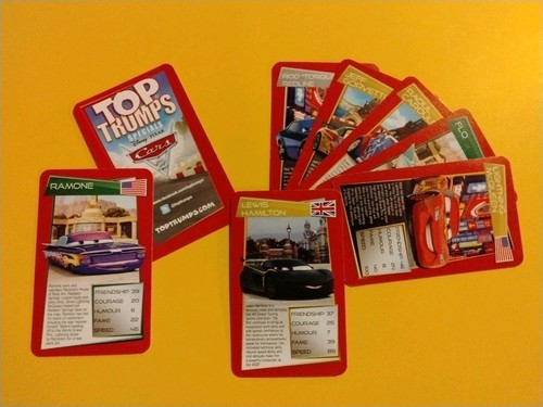 2012 top trumps specials - trumps, cars