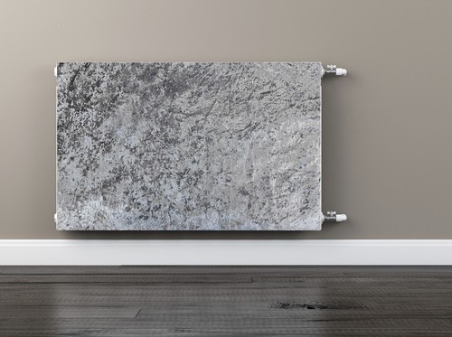 Slate grey crushed velvet - slate,