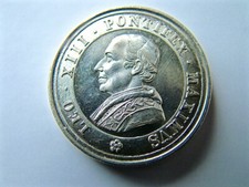 MEDAGLIA ARGENTO PAPA LEONE