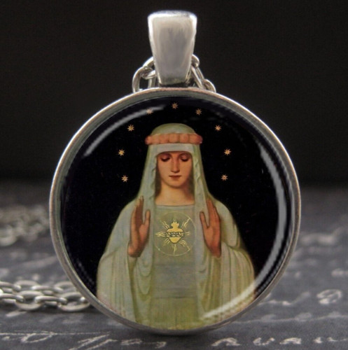 Collana cuore immacolato - collana,