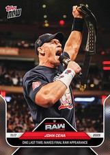 2025 WWE Topps Now #126 John