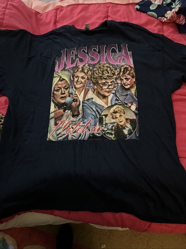 Shirt jessica fletcher blu - jessica, fletcher,