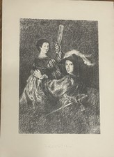 Acquaforte Roberto Barni 70x50 Cm , Firmata e Numerata