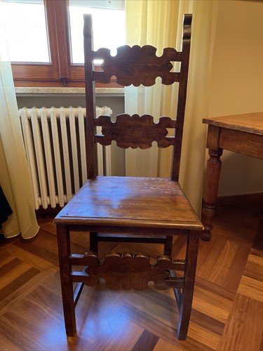 Antica coppia sedie in - sedie,