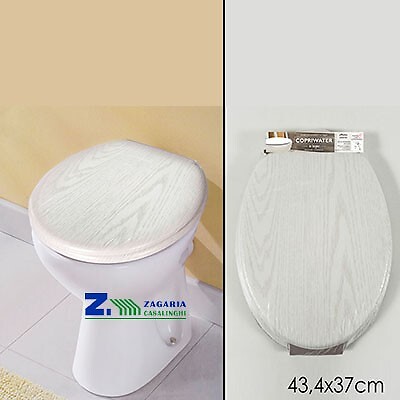 Copriwater legno rovere grigio - legno,