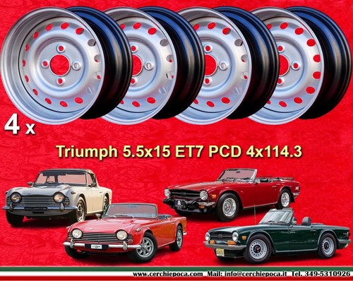 Cerchi acciaio triumph - 4,