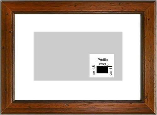 Cornice noce rustica - noce,