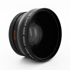 Fisheye HD super grandangolare 52 mm con macro per Nikon D300 D3100 D5000 D5100 D3200