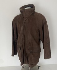 Giacca pelle Timberland vintage marrone impermeabile pelle bovina taglia large uomo