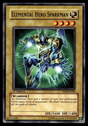 Elemental hero sparkman - hero,