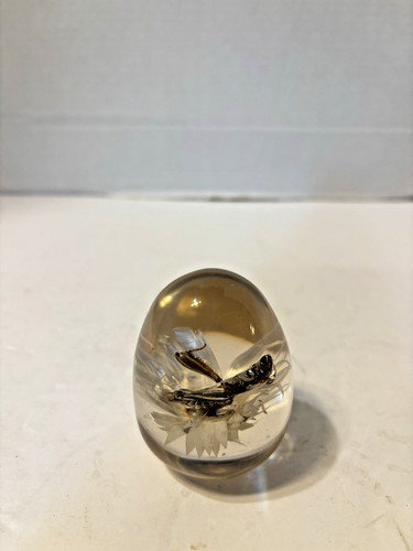 Paperweight resin egg shaped - paperweight,