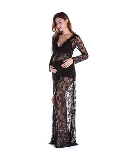 Nuisette extra lunga pizzo - lunga,