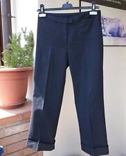 Pantaloni donna nero stile culotte Tg.42 cotone New york industrie usato ottimo 